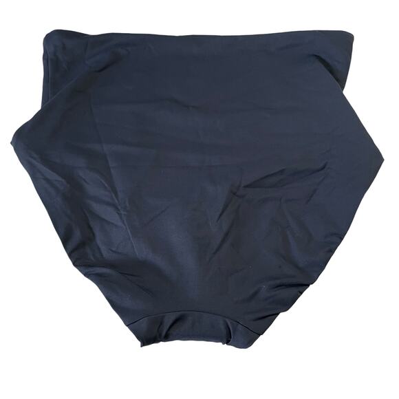 Spanx Womens High Waisted Swim Brief Size XS Sunkissed Navy Swim Bikini Bottom - Picture 2 of 9
